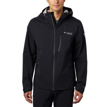 Columbia Muške Jakne - Titan Pass 2.5L Shell Crne | DKZT-97253